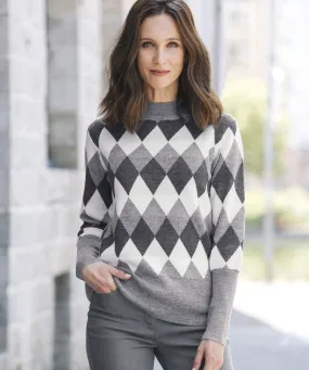 Chic Intarsia Sweater