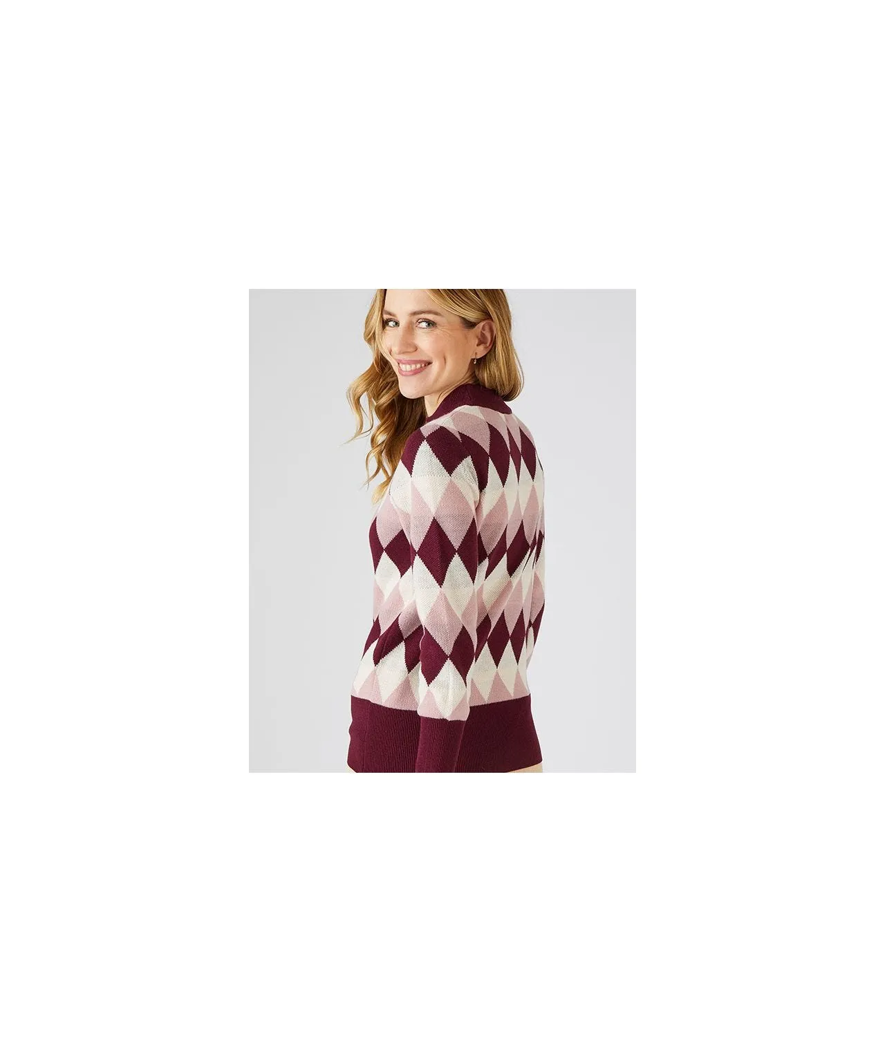 Chic Intarsia Sweater