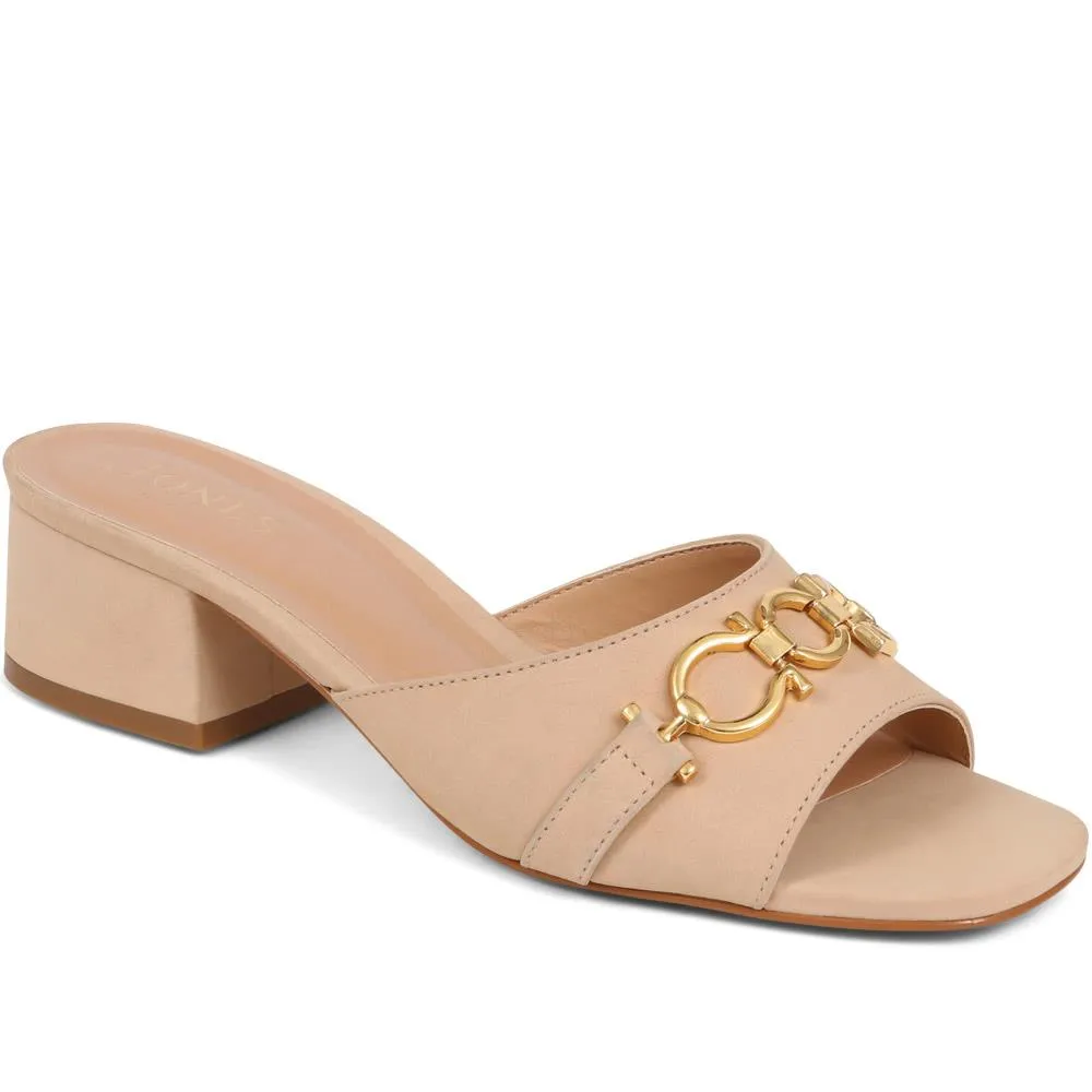 Ivie Leather Mule Sandals - IVIE 325 224