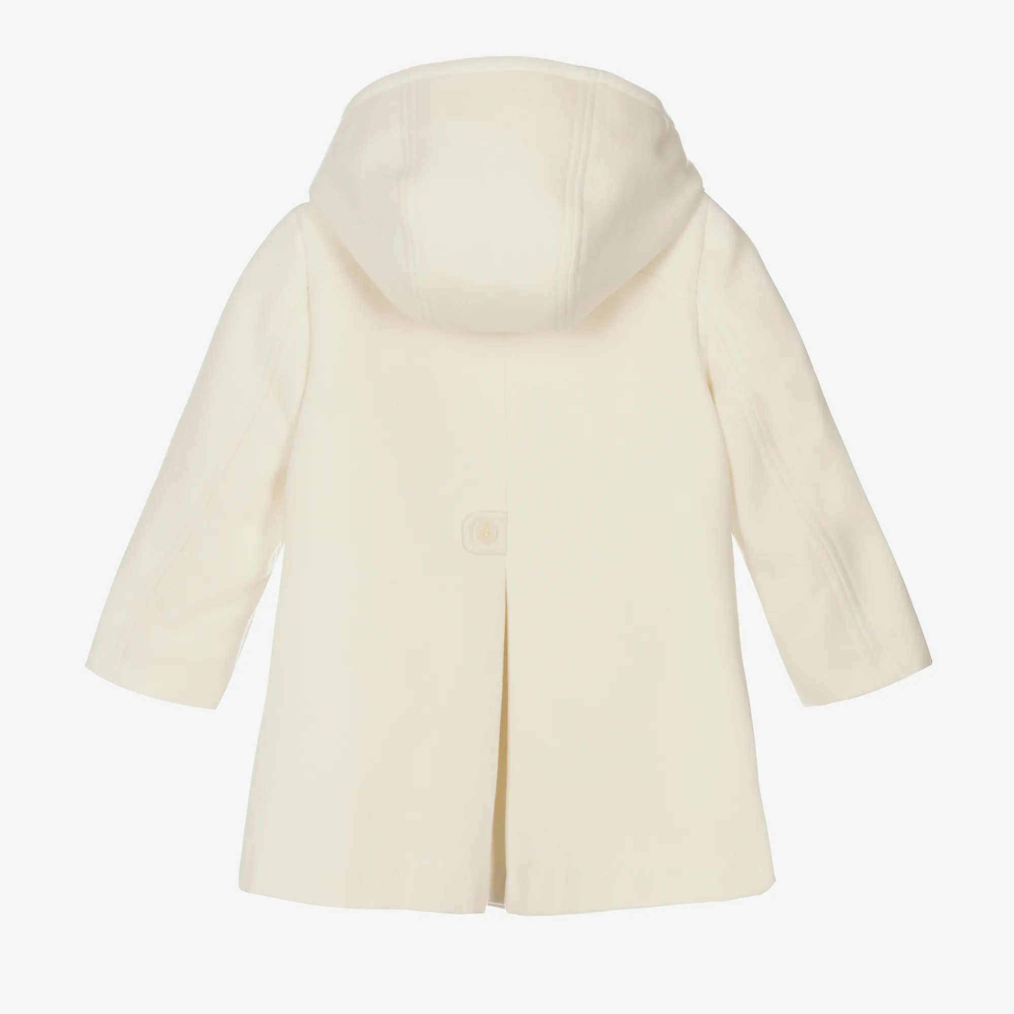 Ivory Boys Hooded Coat.