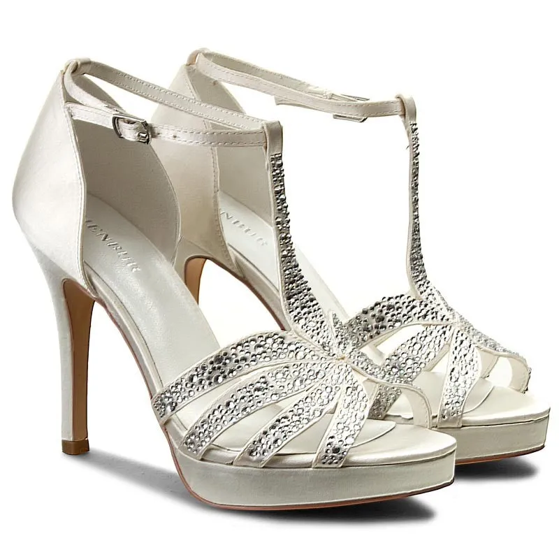 Ivory Sandal - Membur Platform - Style 07256