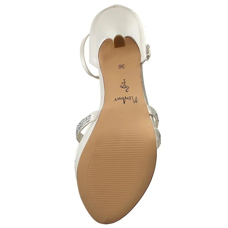 Ivory Sandal - Membur Platform - Style 07256