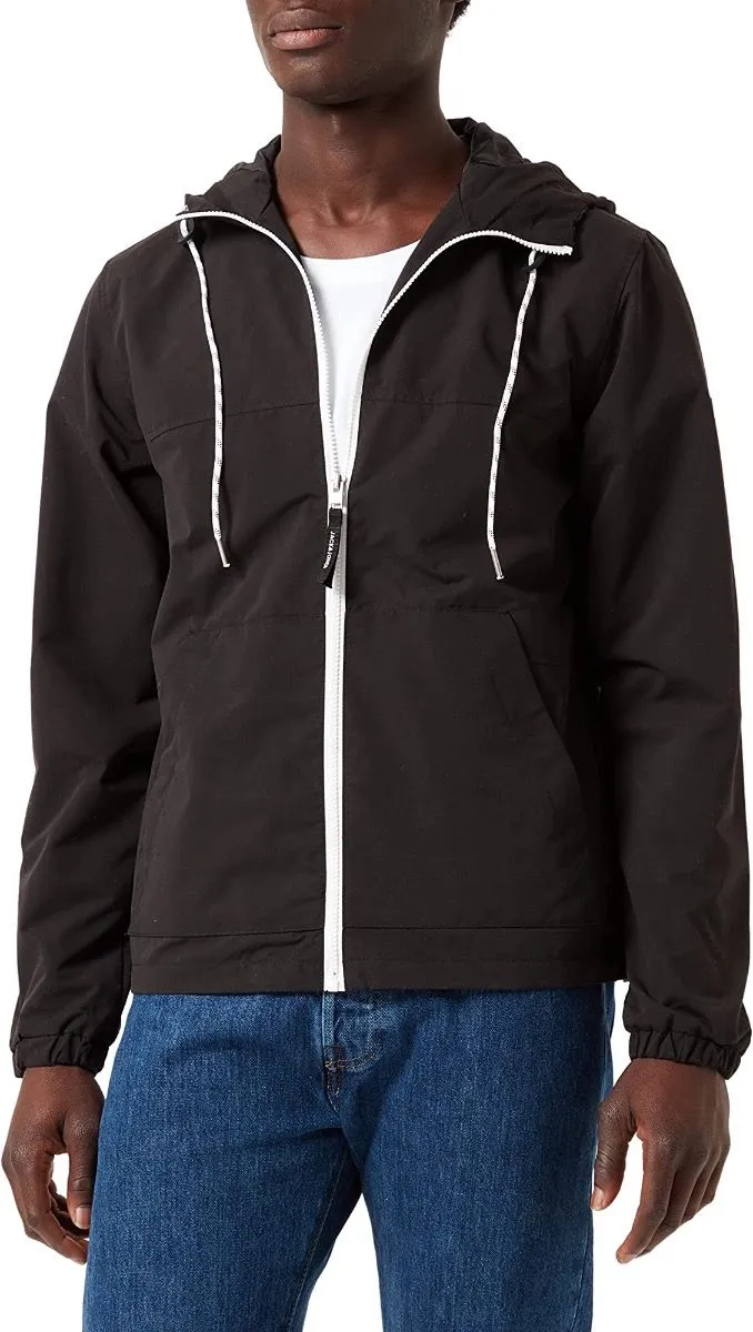 Jack and Jones Hooded Luke Casual Jacket Black