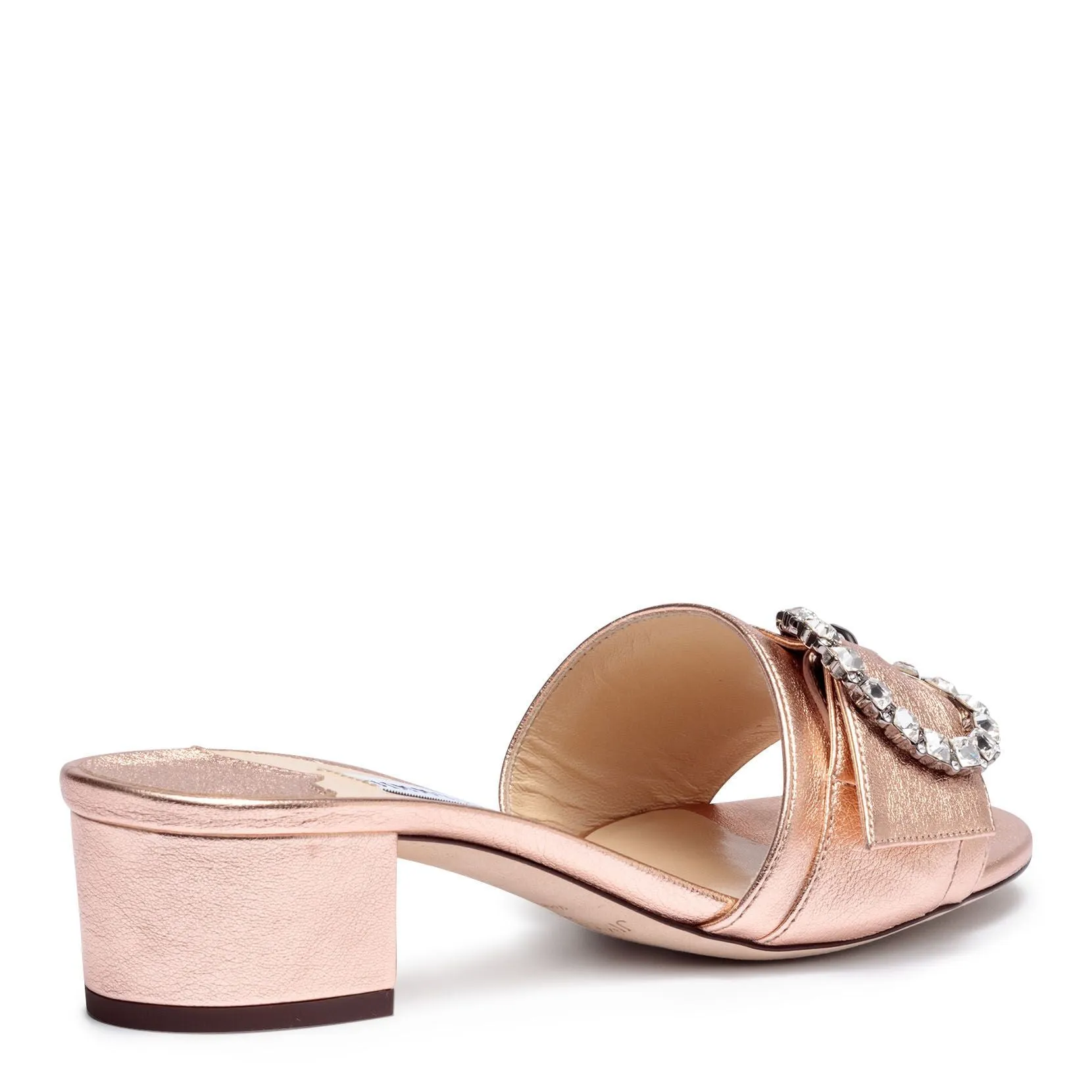 Jimmy Choo Granger 35 metallic rose gold sandals