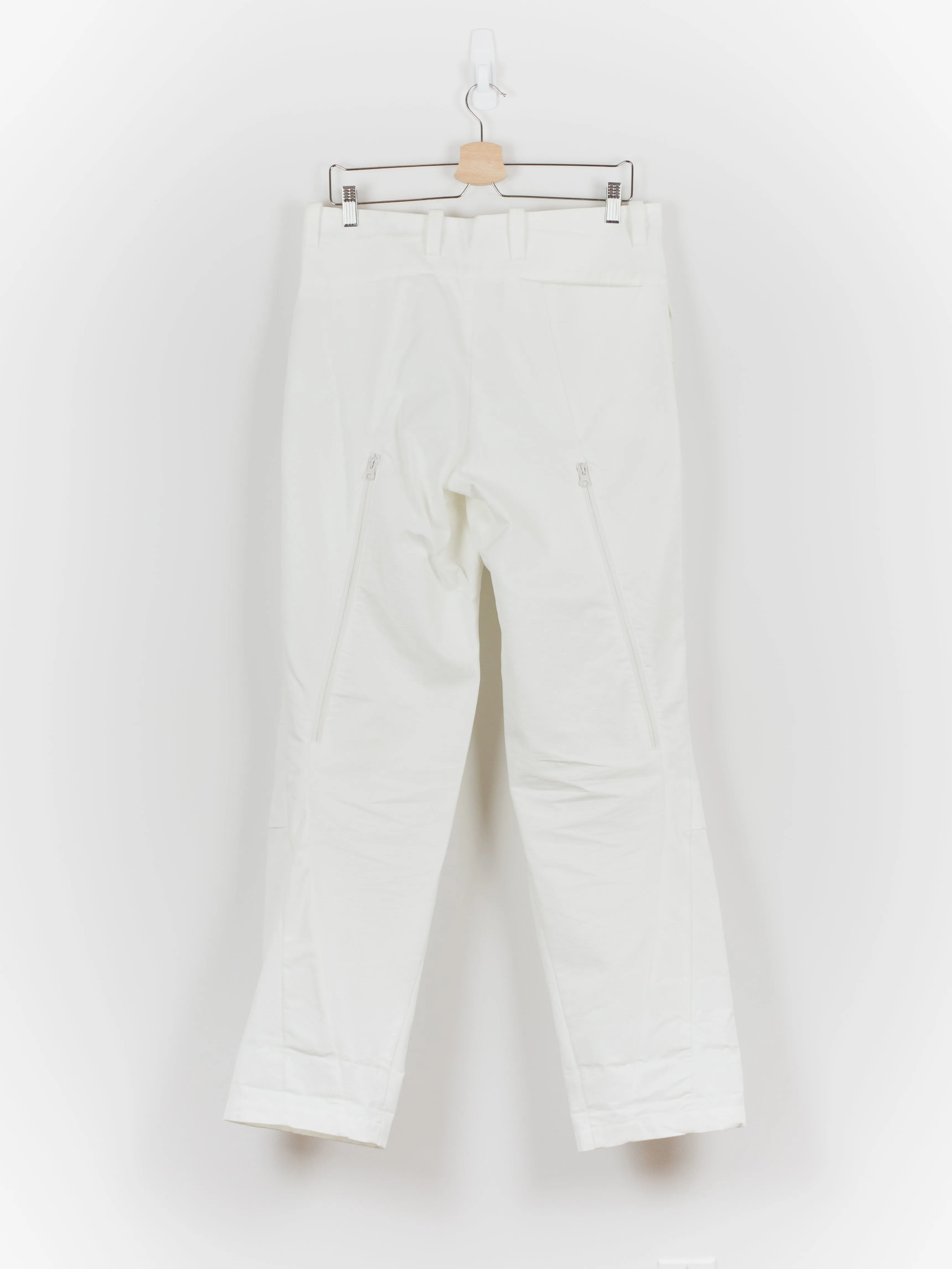 Kiko Kostadinov SS18 00042018 White Dolarhyde Trousers