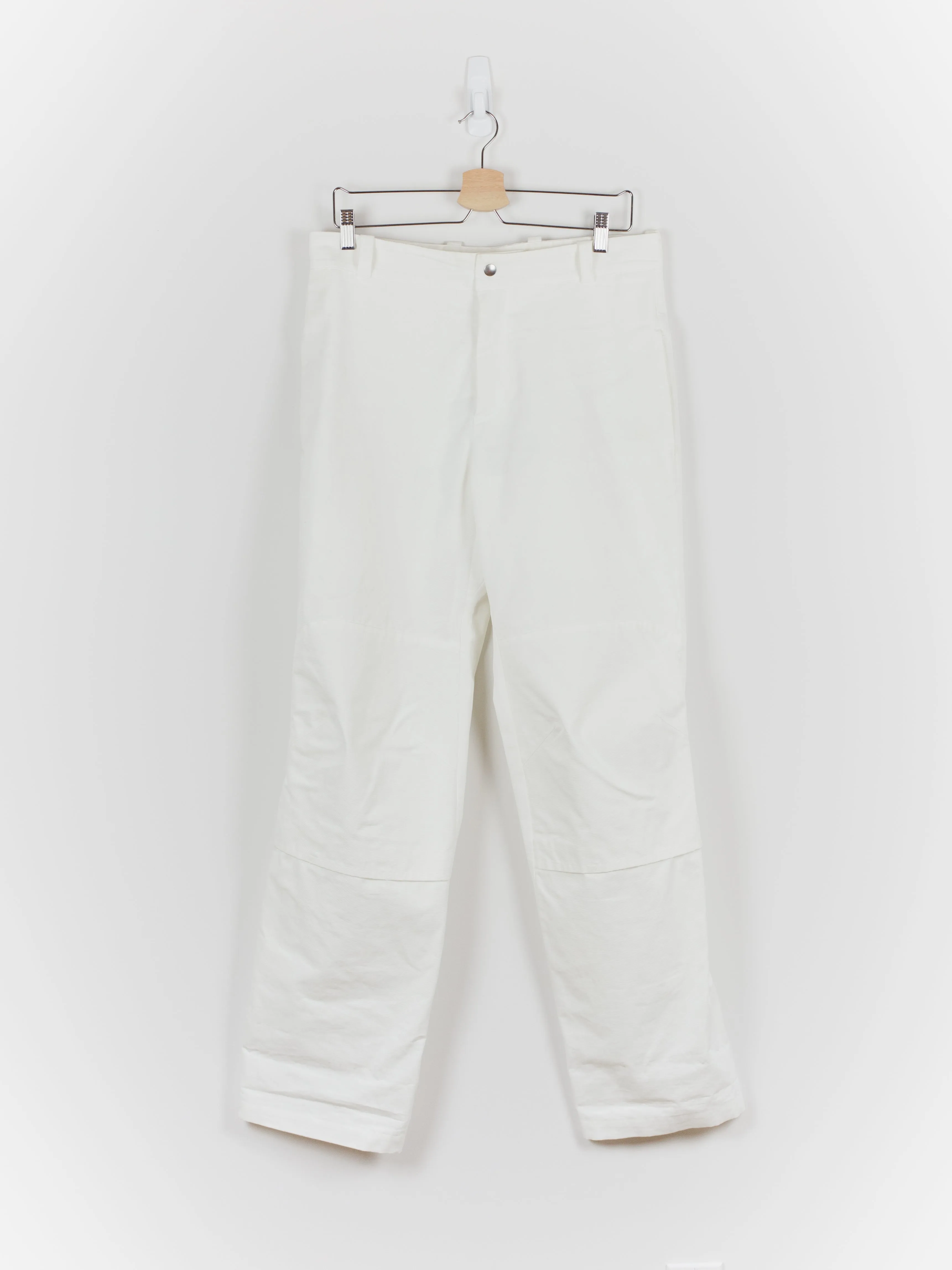 Kiko Kostadinov SS18 00042018 White Dolarhyde Trousers