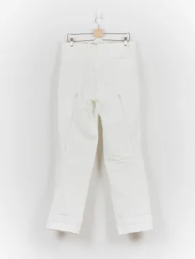 Kiko Kostadinov SS18 00042018 White Dolarhyde Trousers