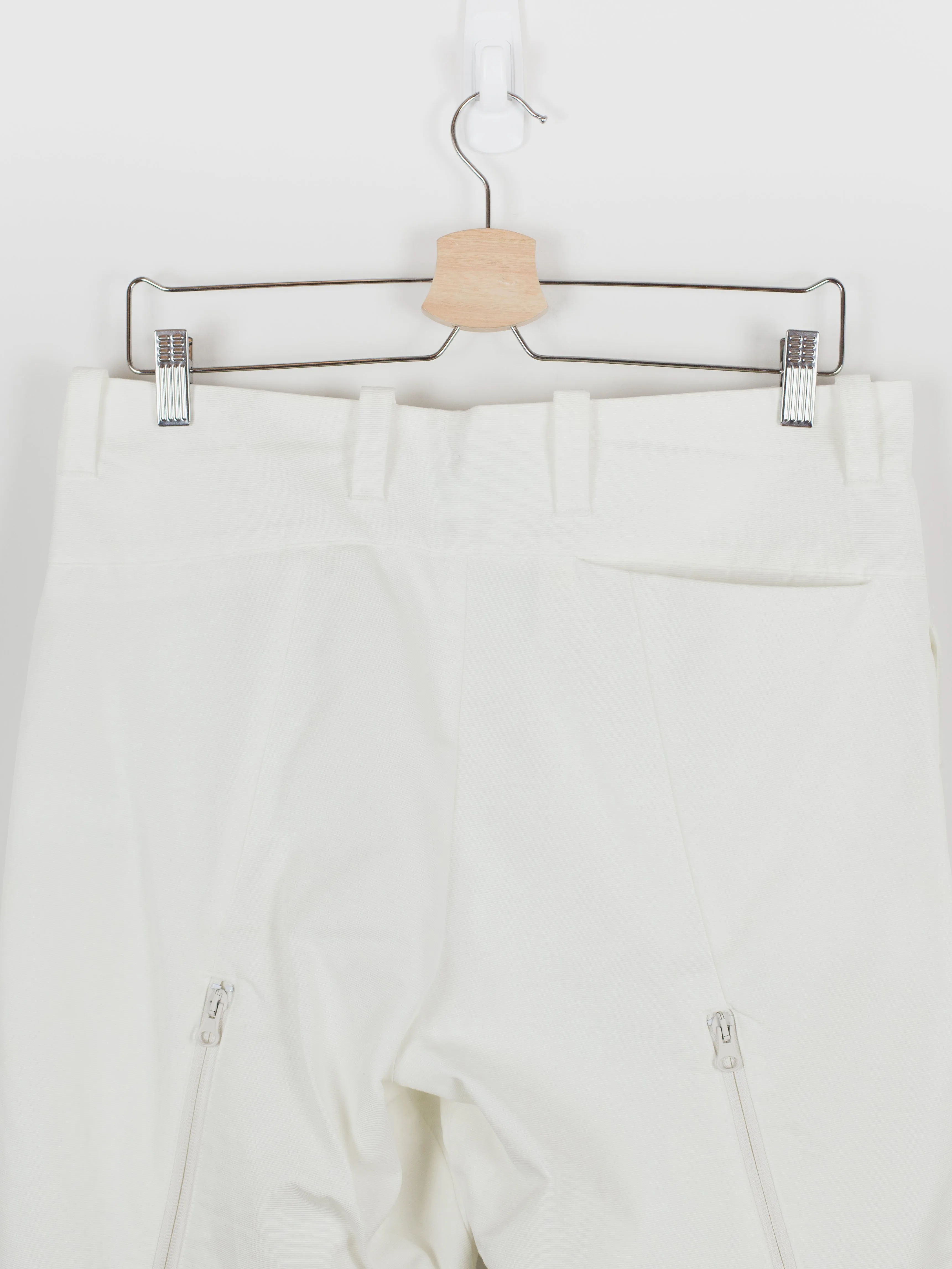 Kiko Kostadinov SS18 00042018 White Dolarhyde Trousers