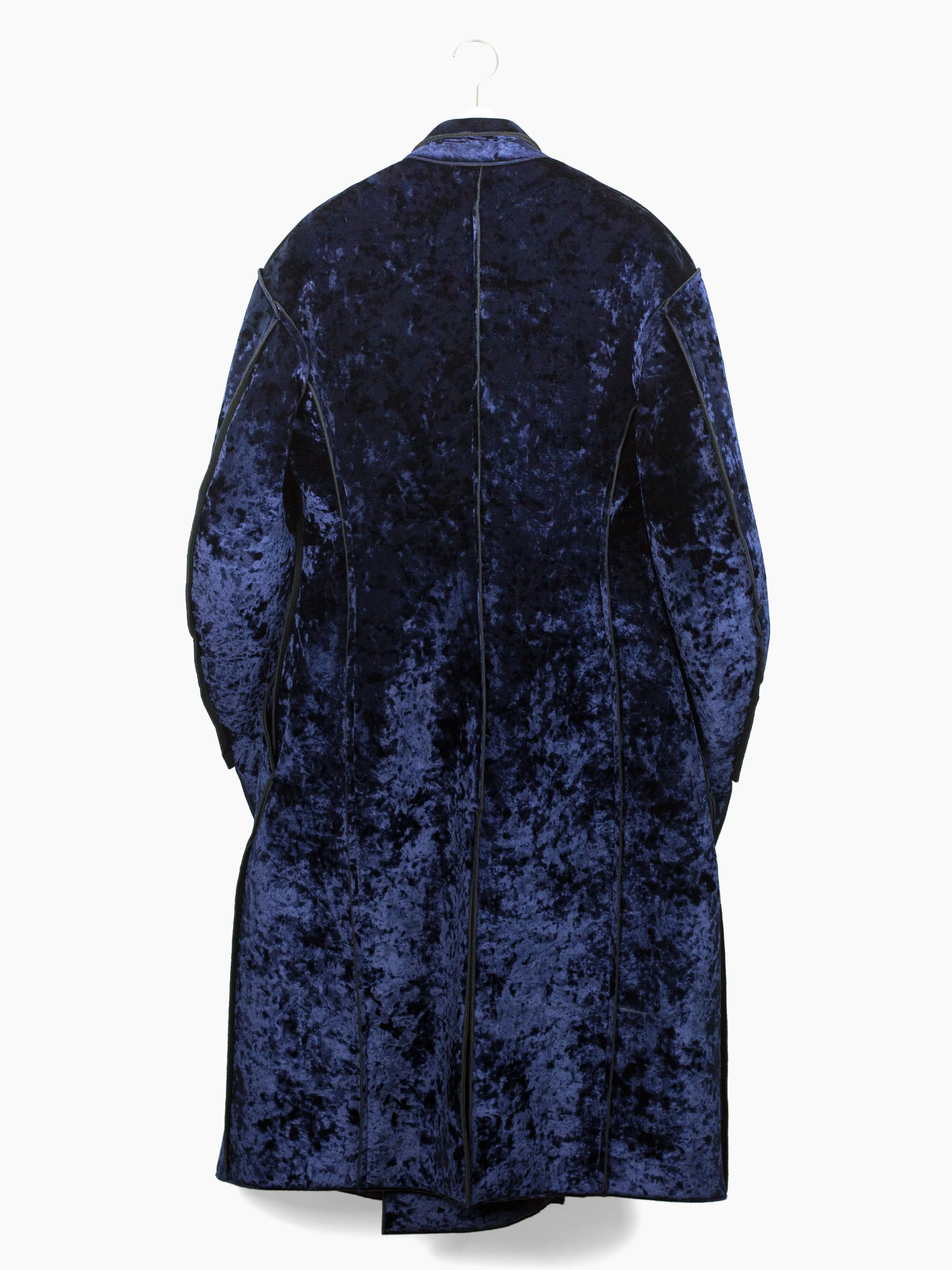 Kozaburo AW19 Velour Double Breasted Coat