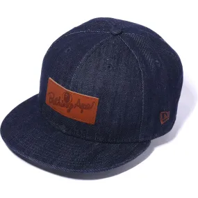 Men's Leather Patch New Era Snap Back Cap