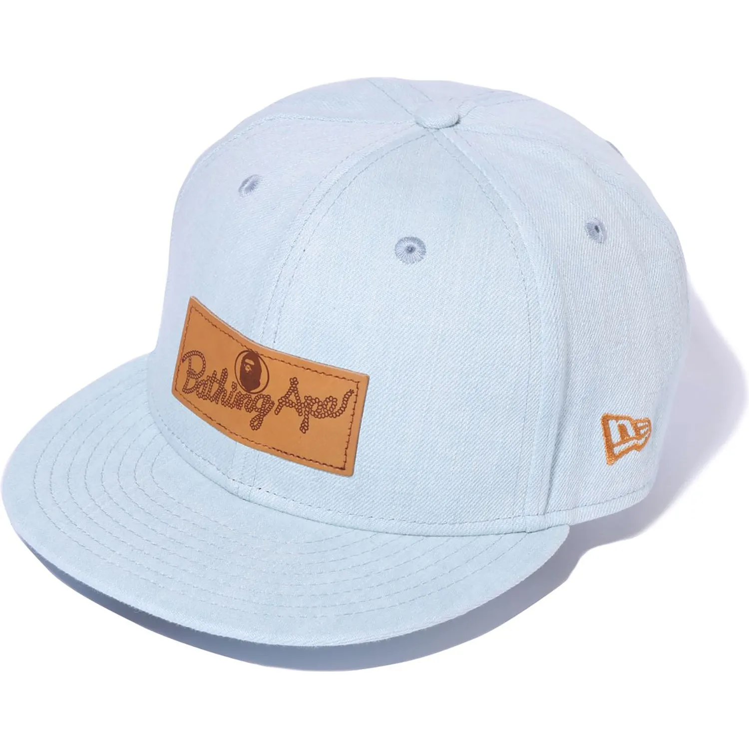 Men's Leather Patch New Era Snap Back Cap