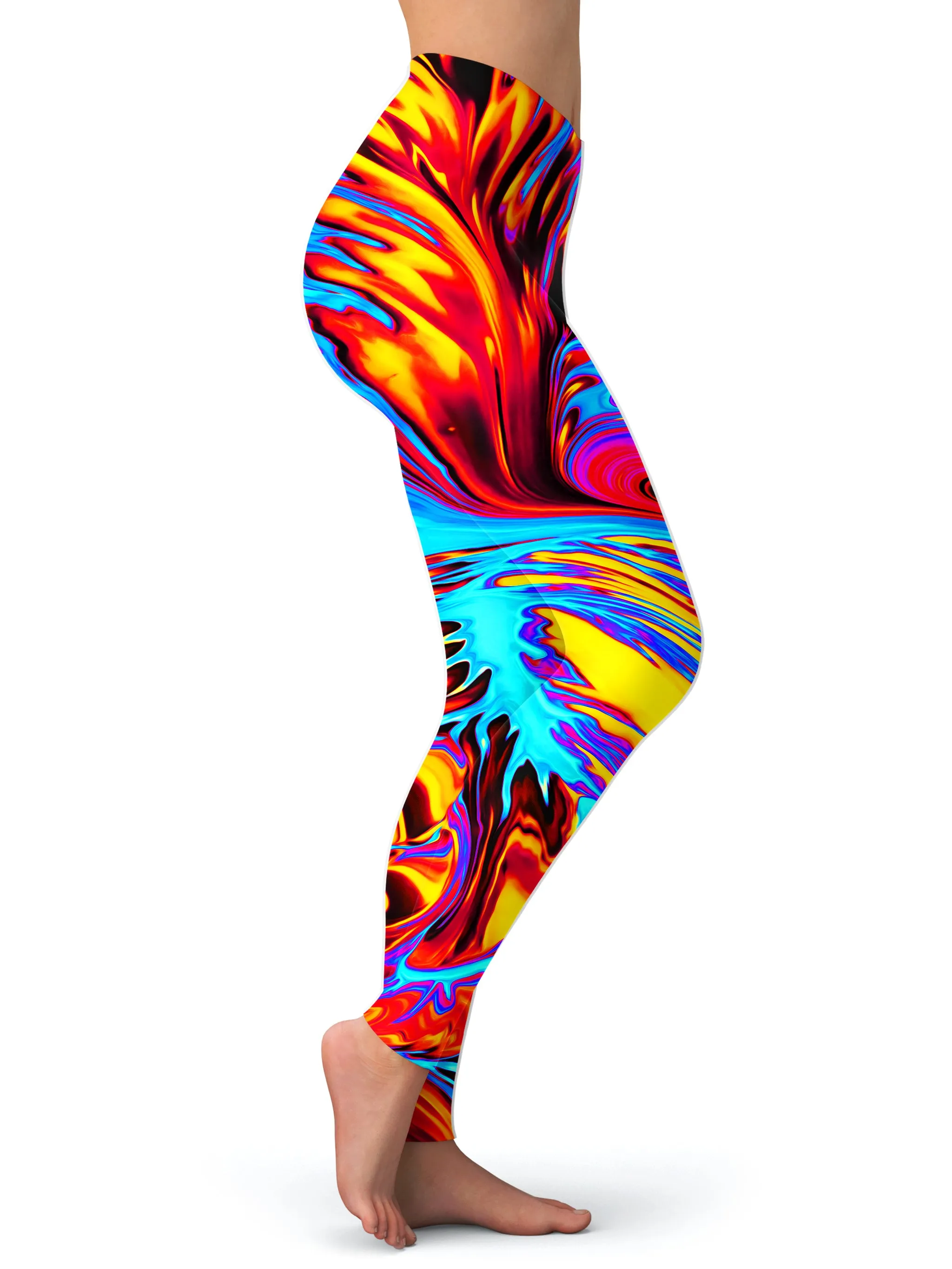 Leggings adorned with Phoenix Feathers