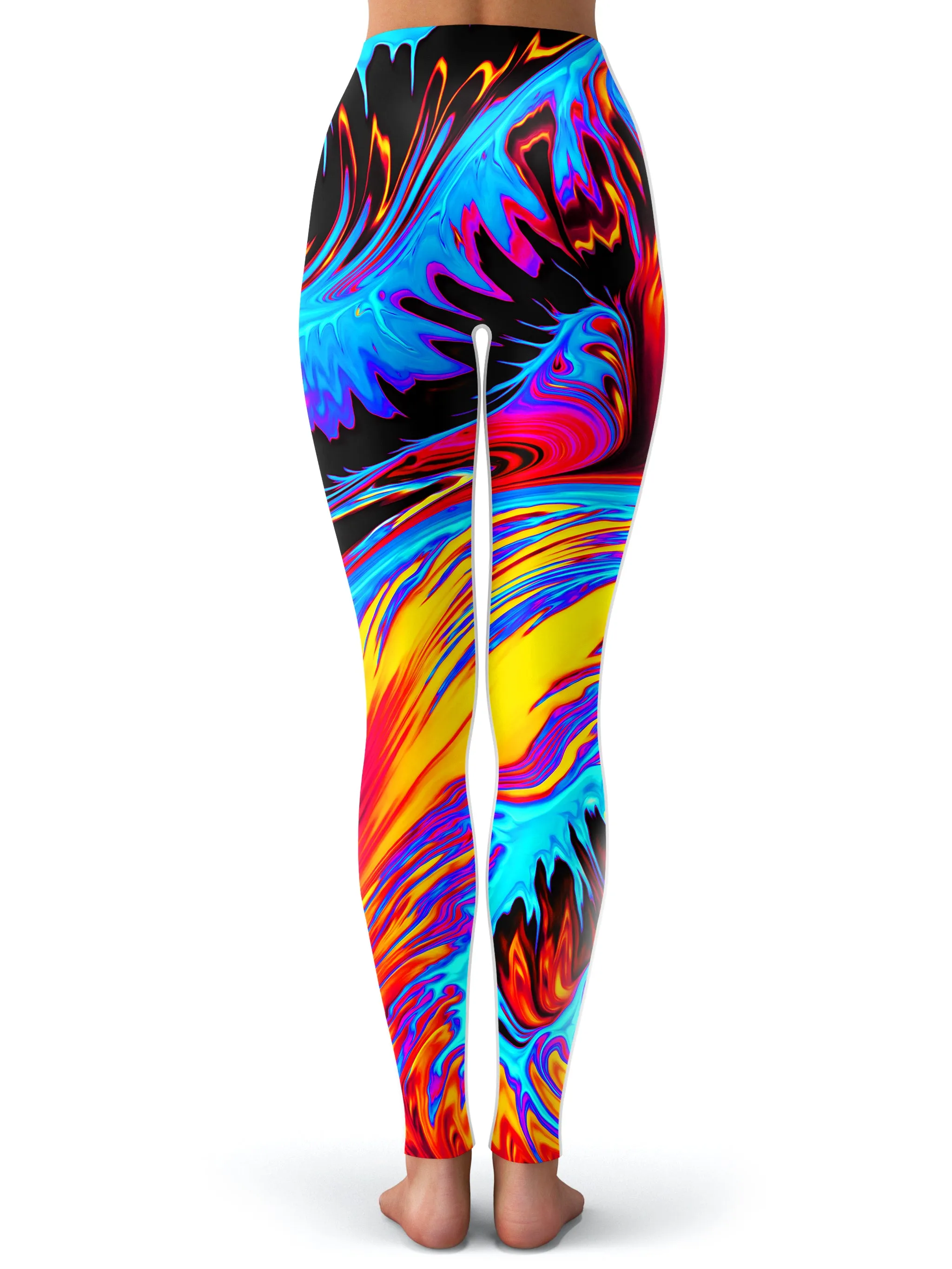 Leggings adorned with Phoenix Feathers