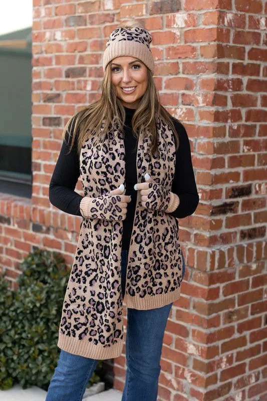 Leopard Print Scarf - Gemma Design