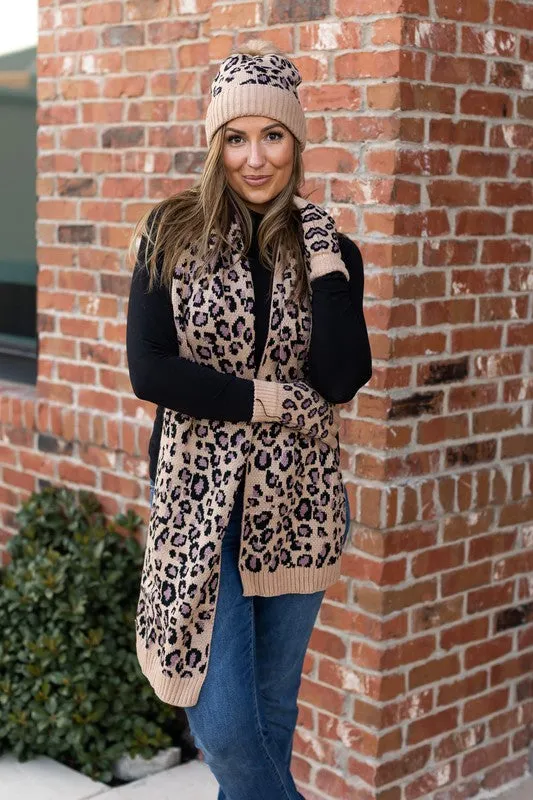 Leopard Print Scarf - Gemma Design