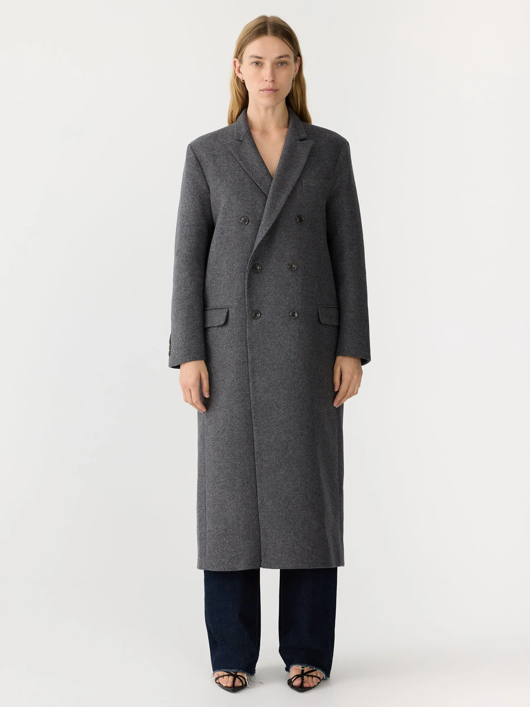 longerline wool coat