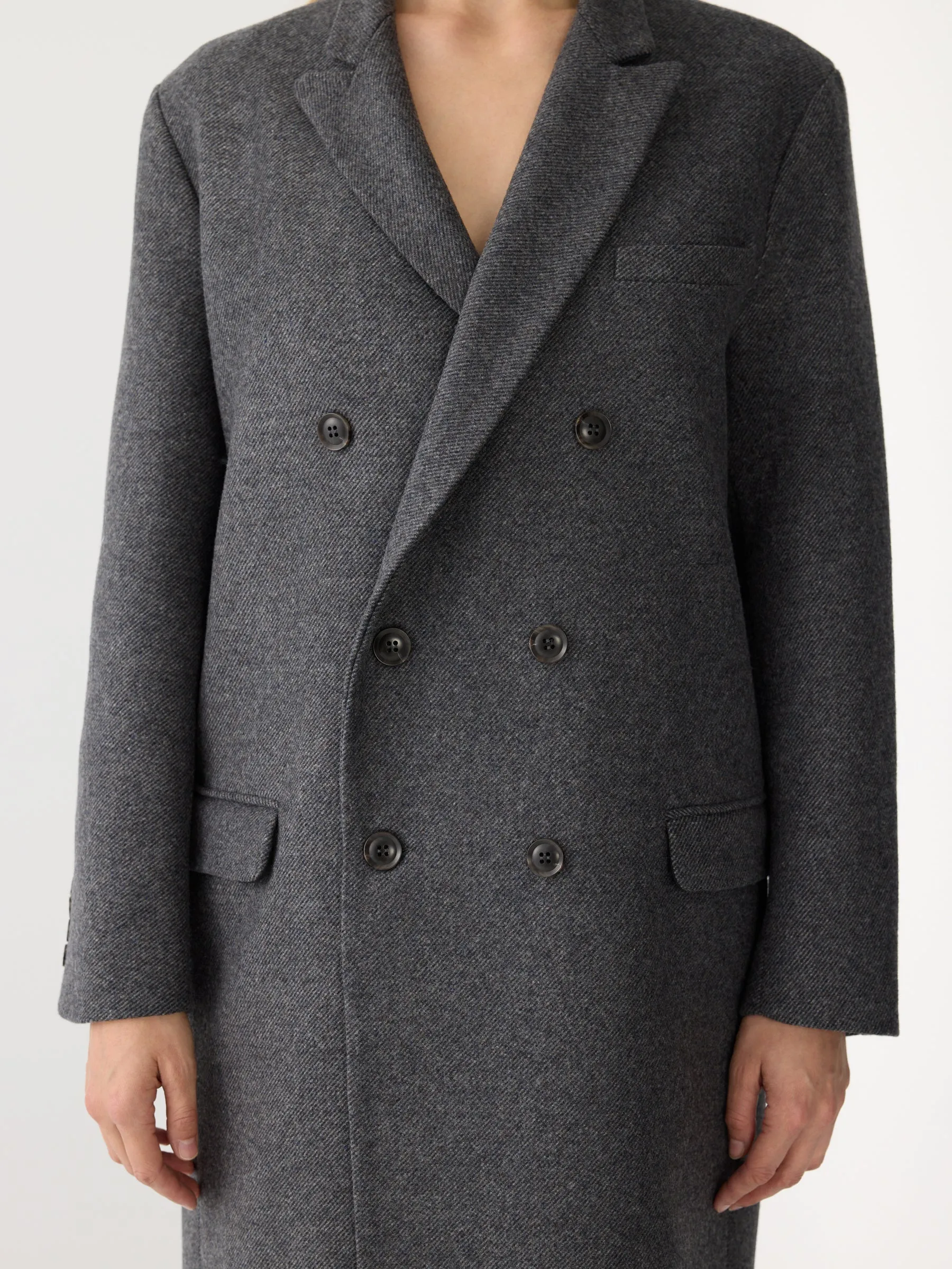 longerline wool coat