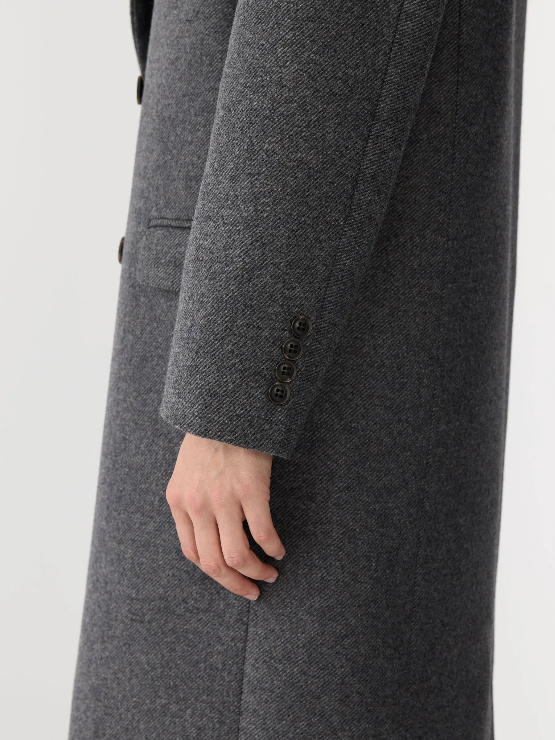 longerline wool coat