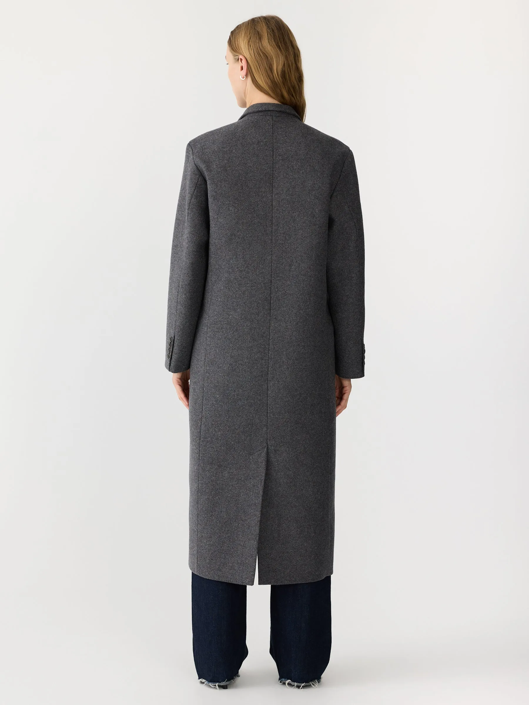 longerline wool coat