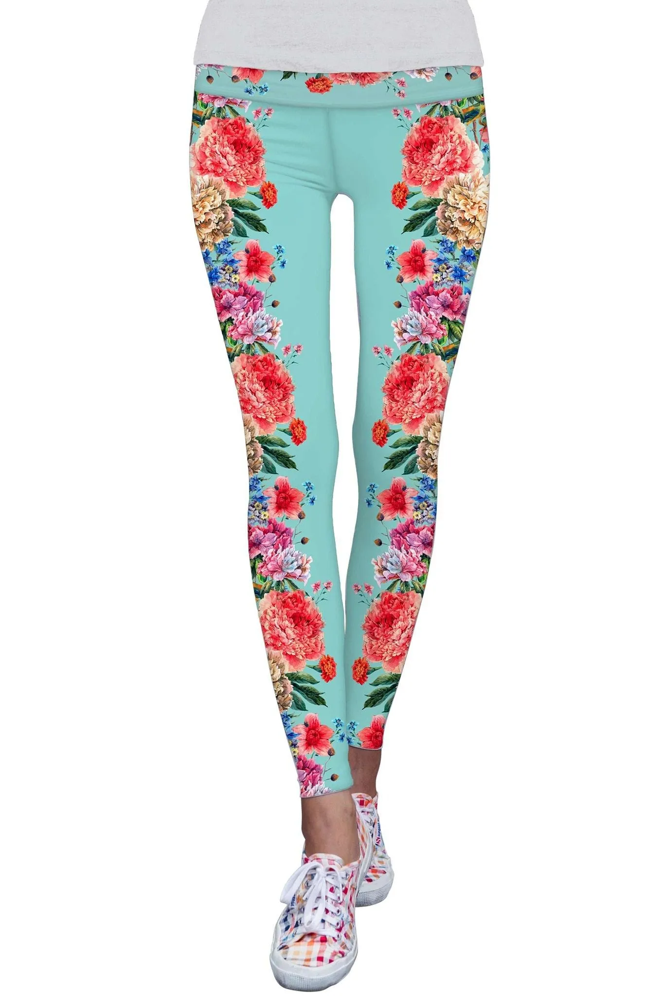 Lucy Floral Printed Leggings for Women