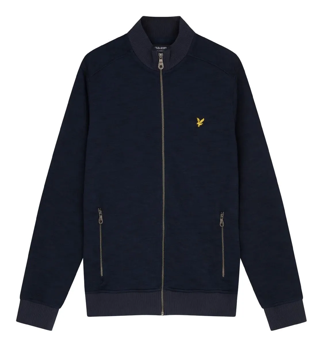 Lyle & Scott Dark Navy Slub Track Jacket