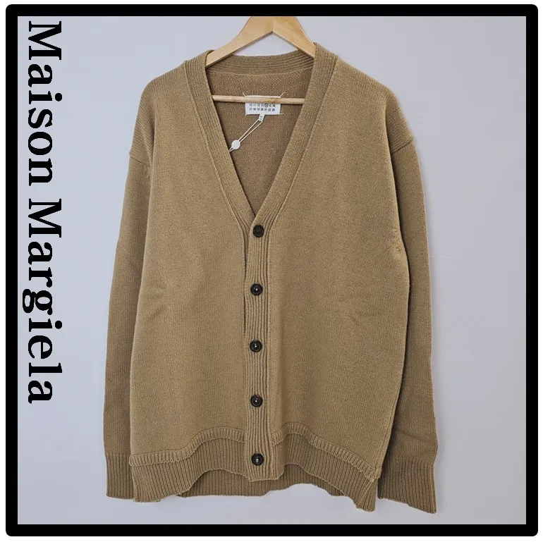 Maison Margiela Unisex Street Style Logo Cardigans