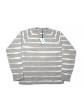 Malo Horizontal Lines Gray White Sweater PE2800E006EA38607 10801