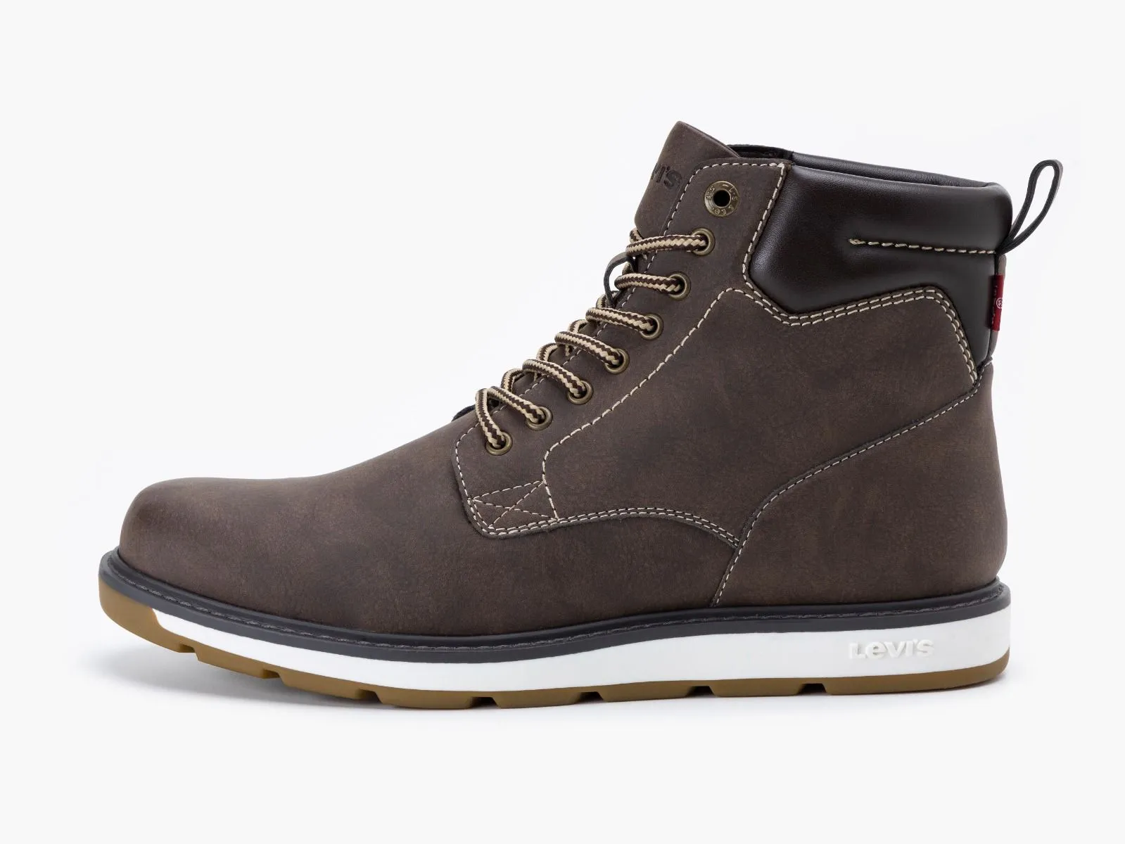 Marshall Lace Up Boots Dark Brown