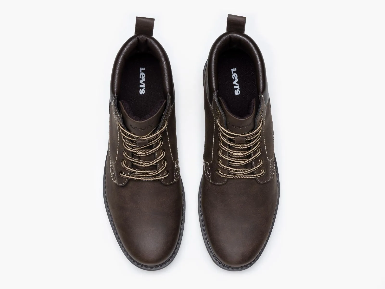 Marshall Lace Up Boots Dark Brown