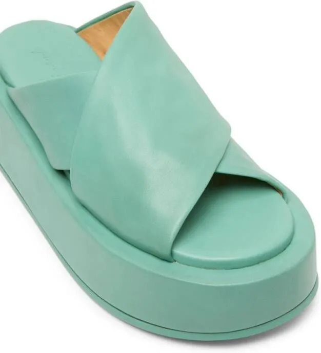 Marsèll Green Platform Sandals