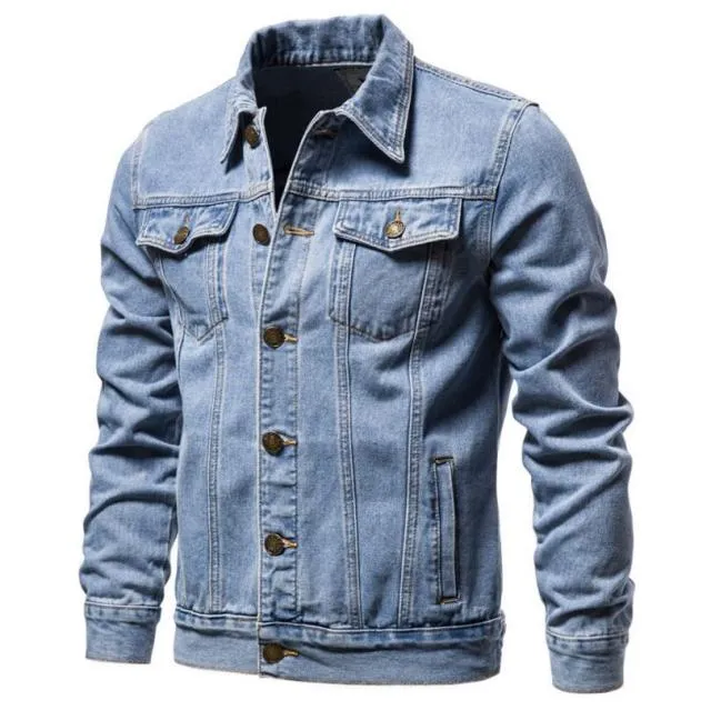 Men's Casual Denim Coats with Wool Liner - Stylish Winter Jackets