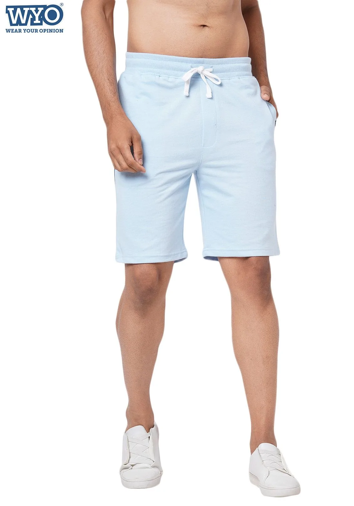 Mens CB Shorts SkyBlue White