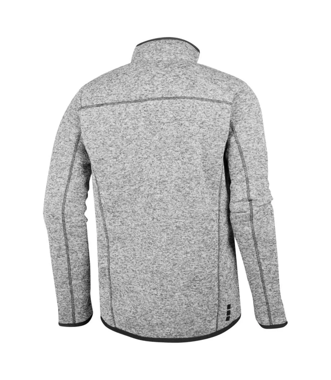 Mens Heather Grey Knit Jacket