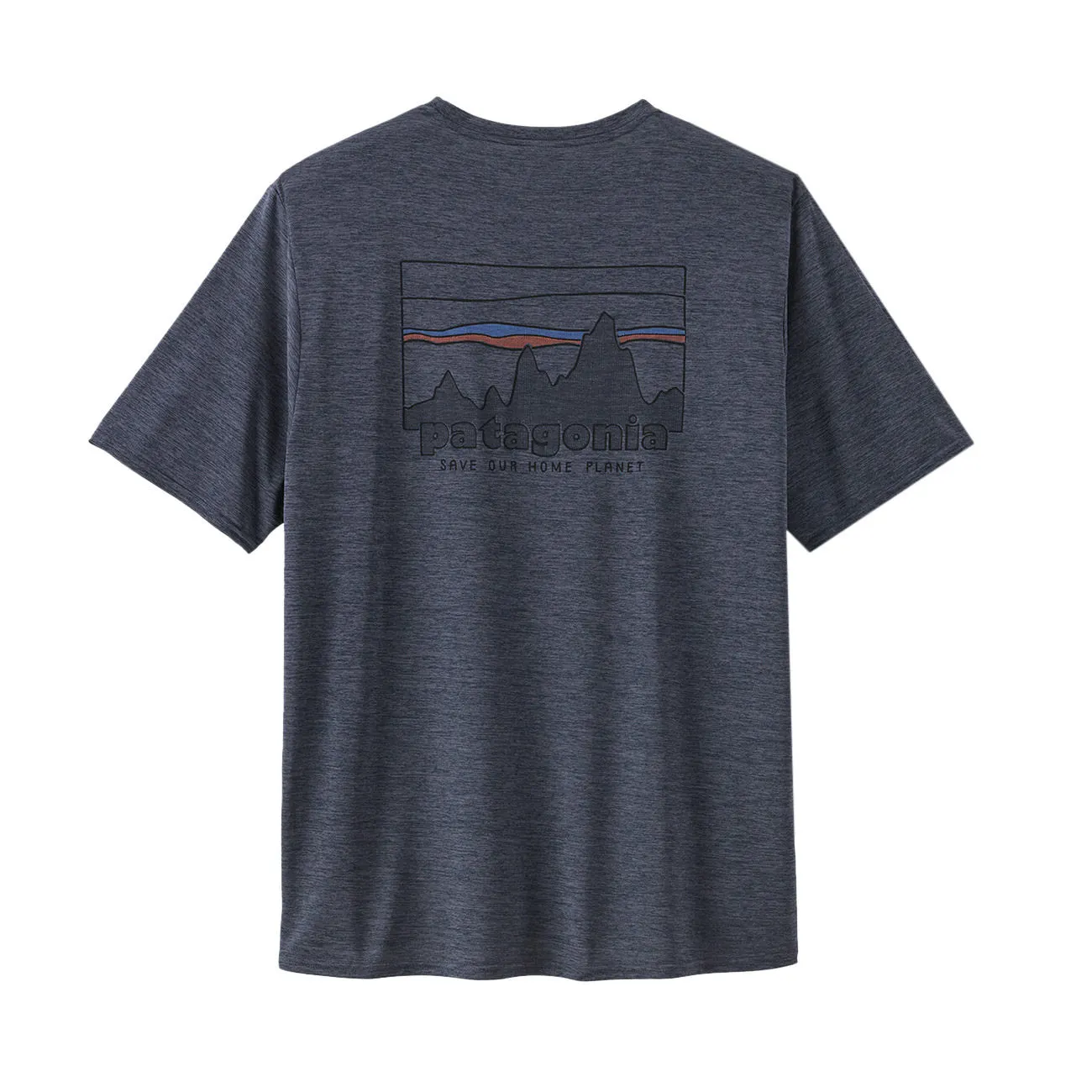 Men's Skyline Smolder Blue Graphic Tee