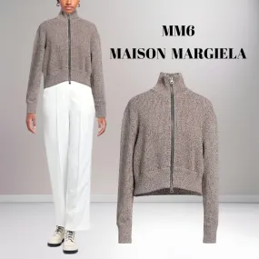 MM6 Maison Margiela Casual Wool Long Sleeves Cotton Elegant Style.