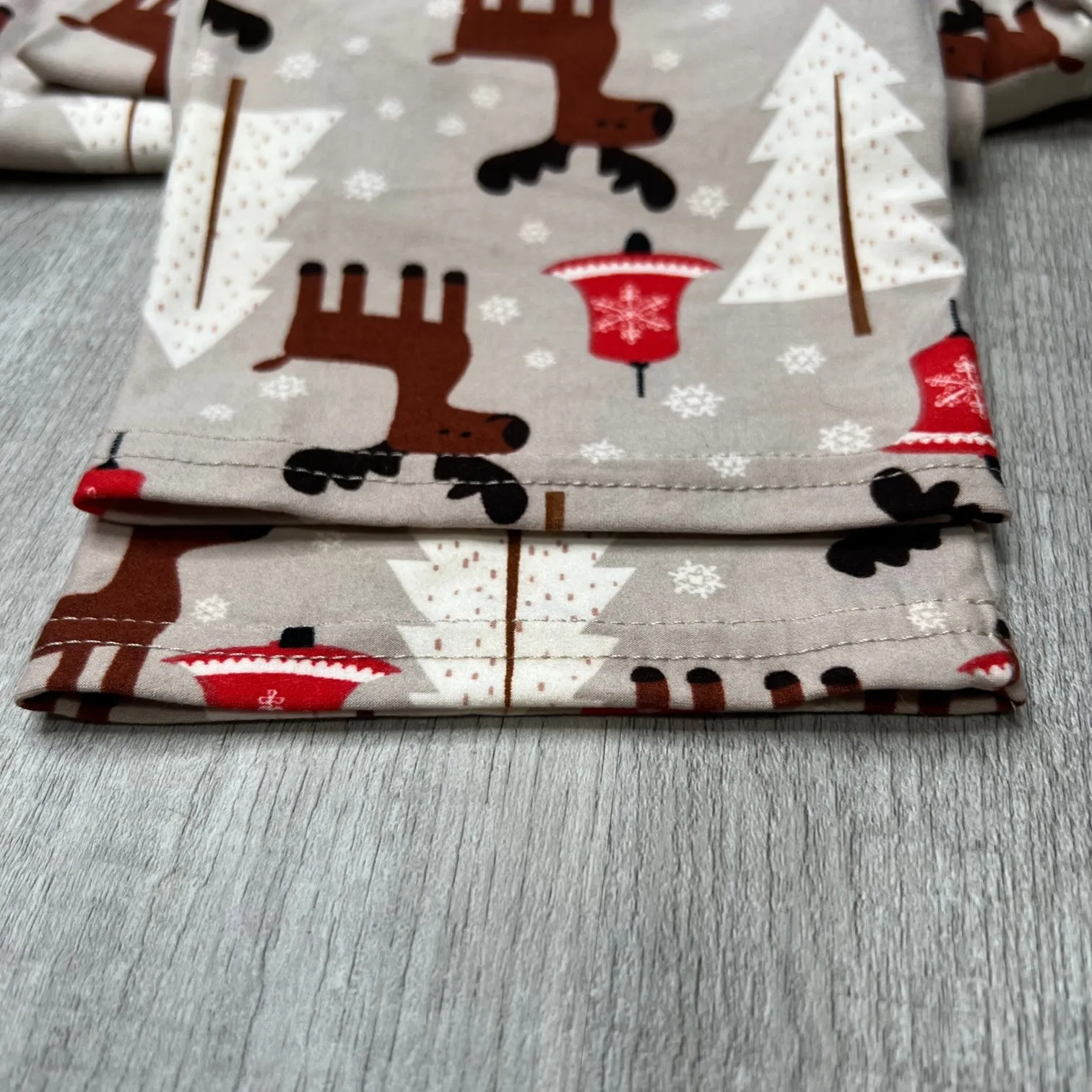 Mocha Reindeer Print Christmas Soft Leggings