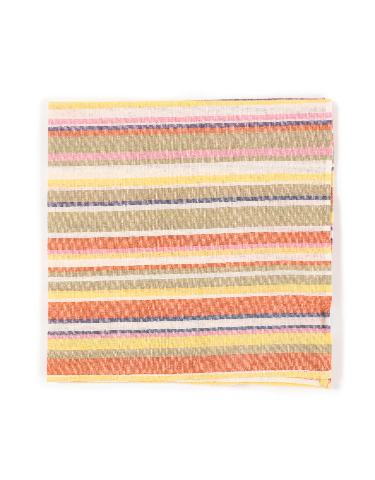 Multicolored Madras Pocket Square