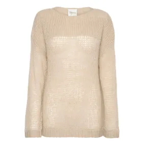 Essential Wardrobe Online Exclusive Lingo Knit Sweater Beige