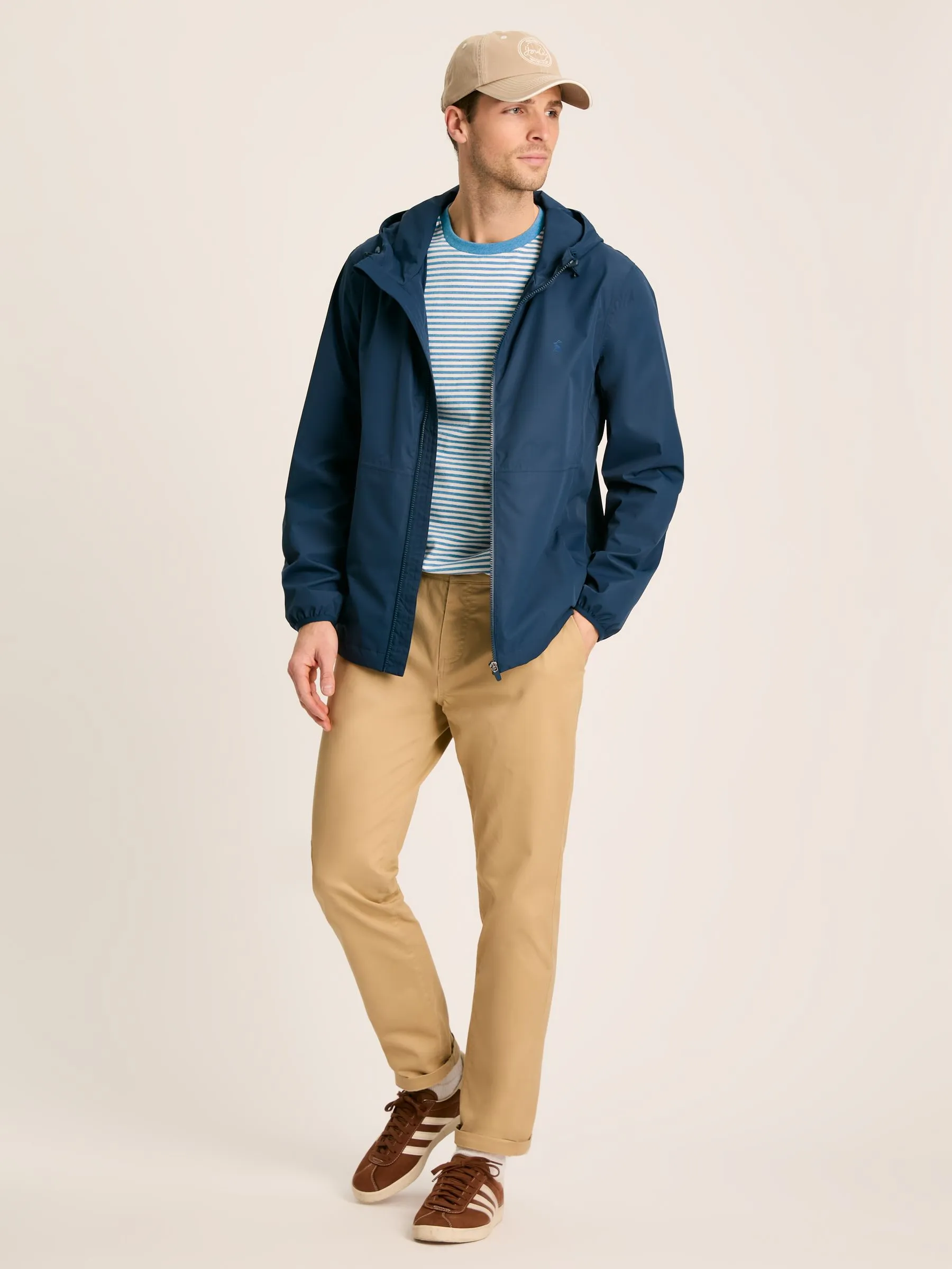 Navy Blue Water Repellent Lightweight Jacket