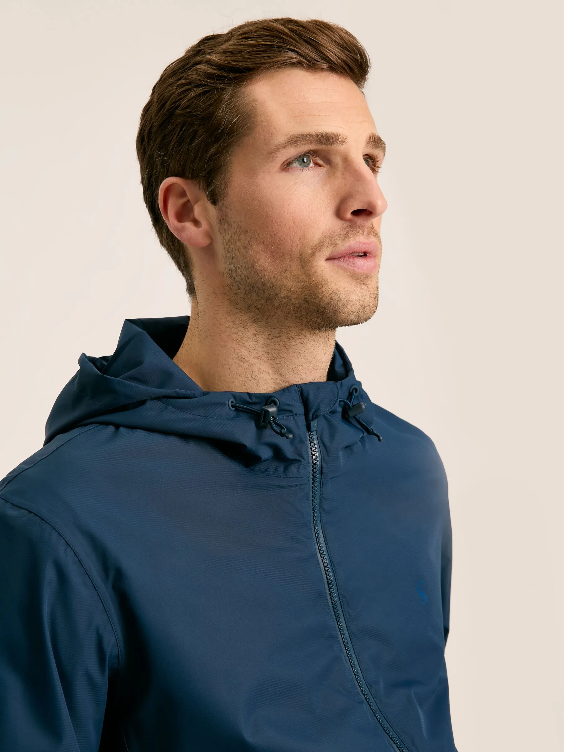 Navy Blue Water Repellent Lightweight Jacket