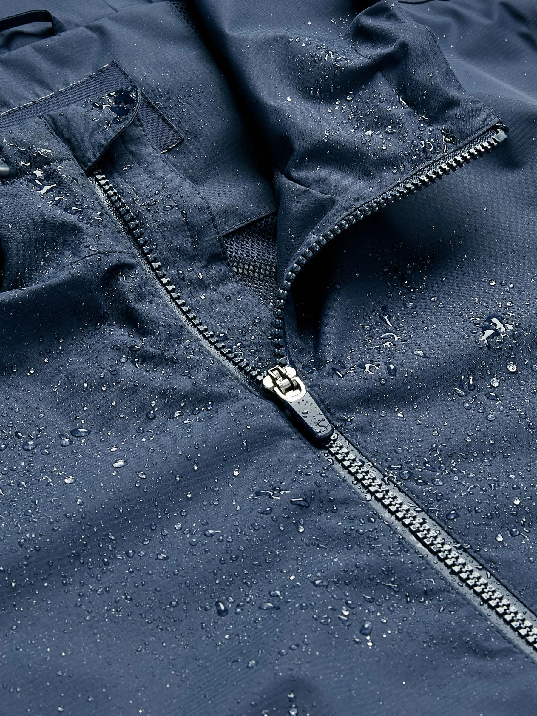 Navy Blue Water Repellent Lightweight Jacket