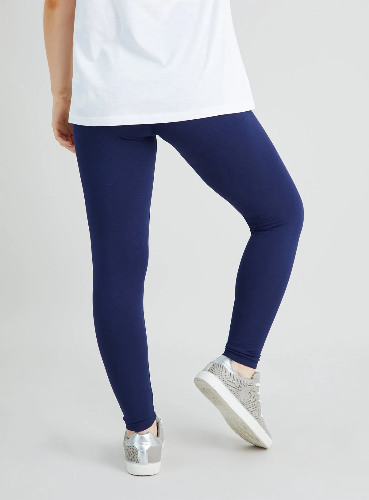 Navy Leggings | Soft Touch Leggings | Luxurious Leggings - Buy Now