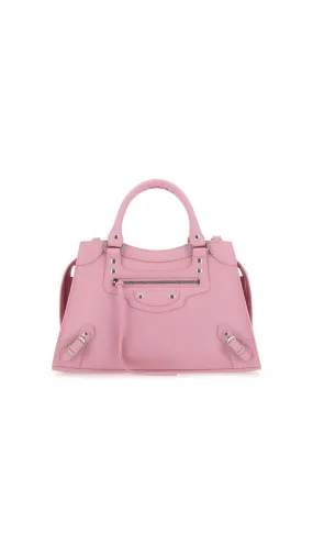 Neo Classic City Small Pink Top Handle Bag