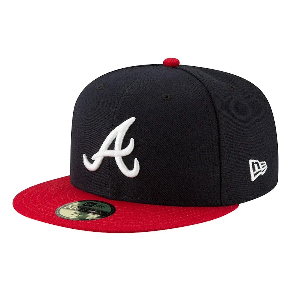 New Era Atlanta Braves Authentic On Field Home Navy 59FIFTY Fitted Cap