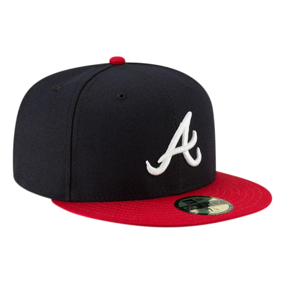 New Era Atlanta Braves Authentic On Field Home Navy 59FIFTY Fitted Cap