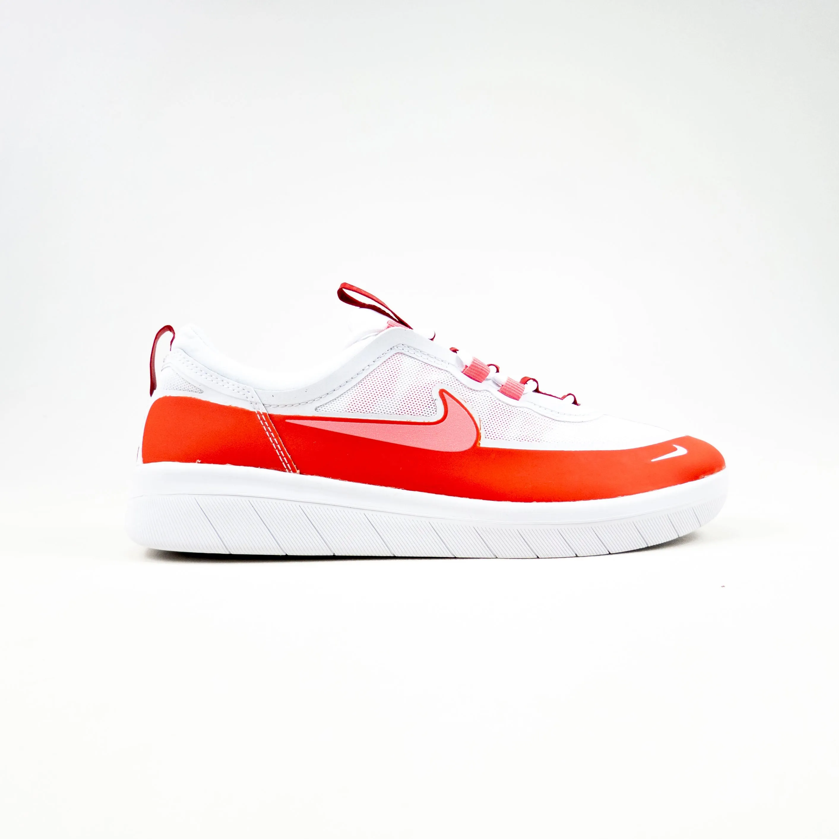 Nike SB Nyjah Free 2 Shoes in Lobster/Pink Gaze-White (600)