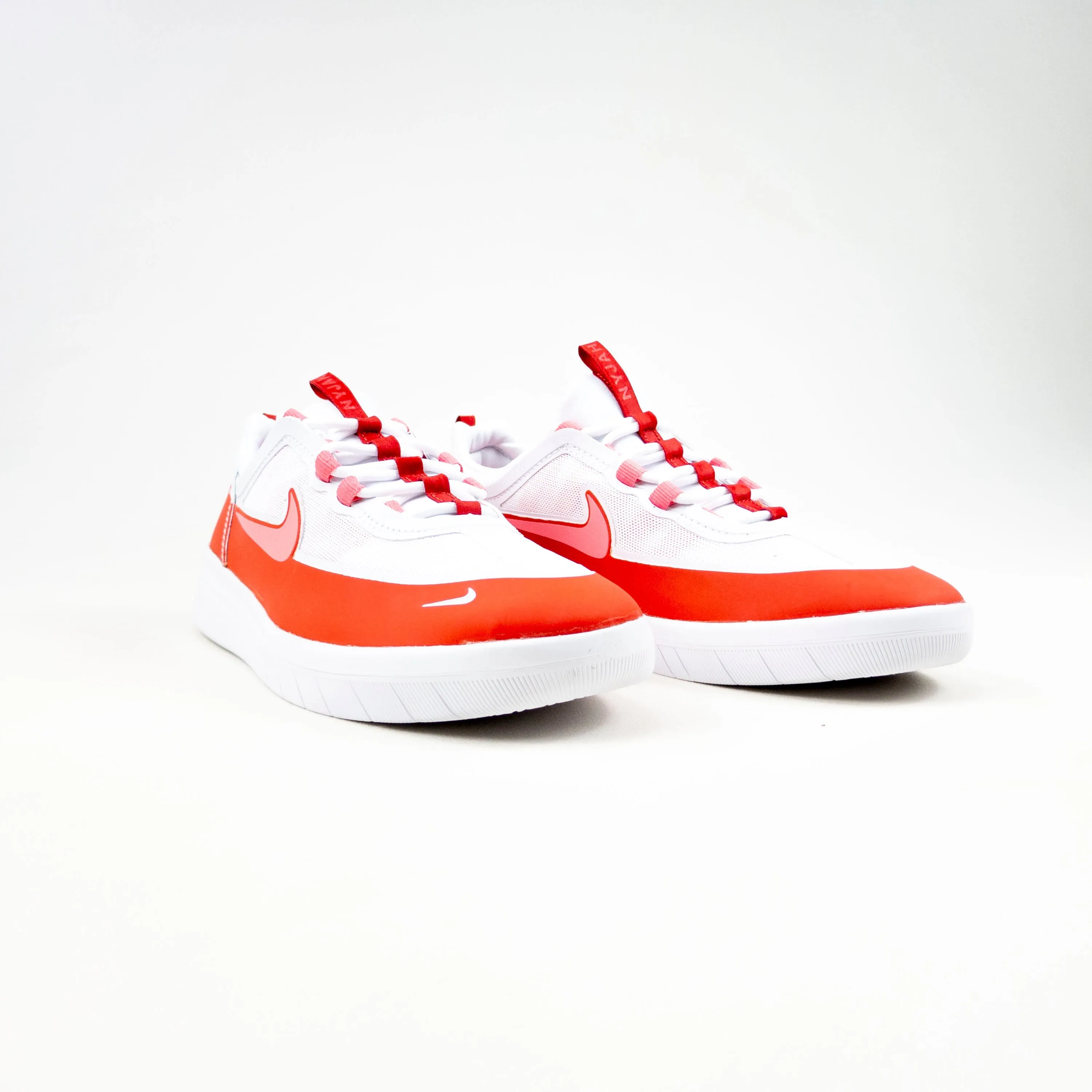 Nike SB Nyjah Free 2 Shoes in Lobster/Pink Gaze-White (600)