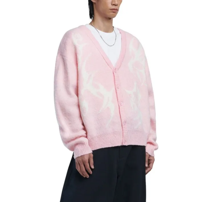 NOMANUAL Unisex Nylon Cardigans - Street Style