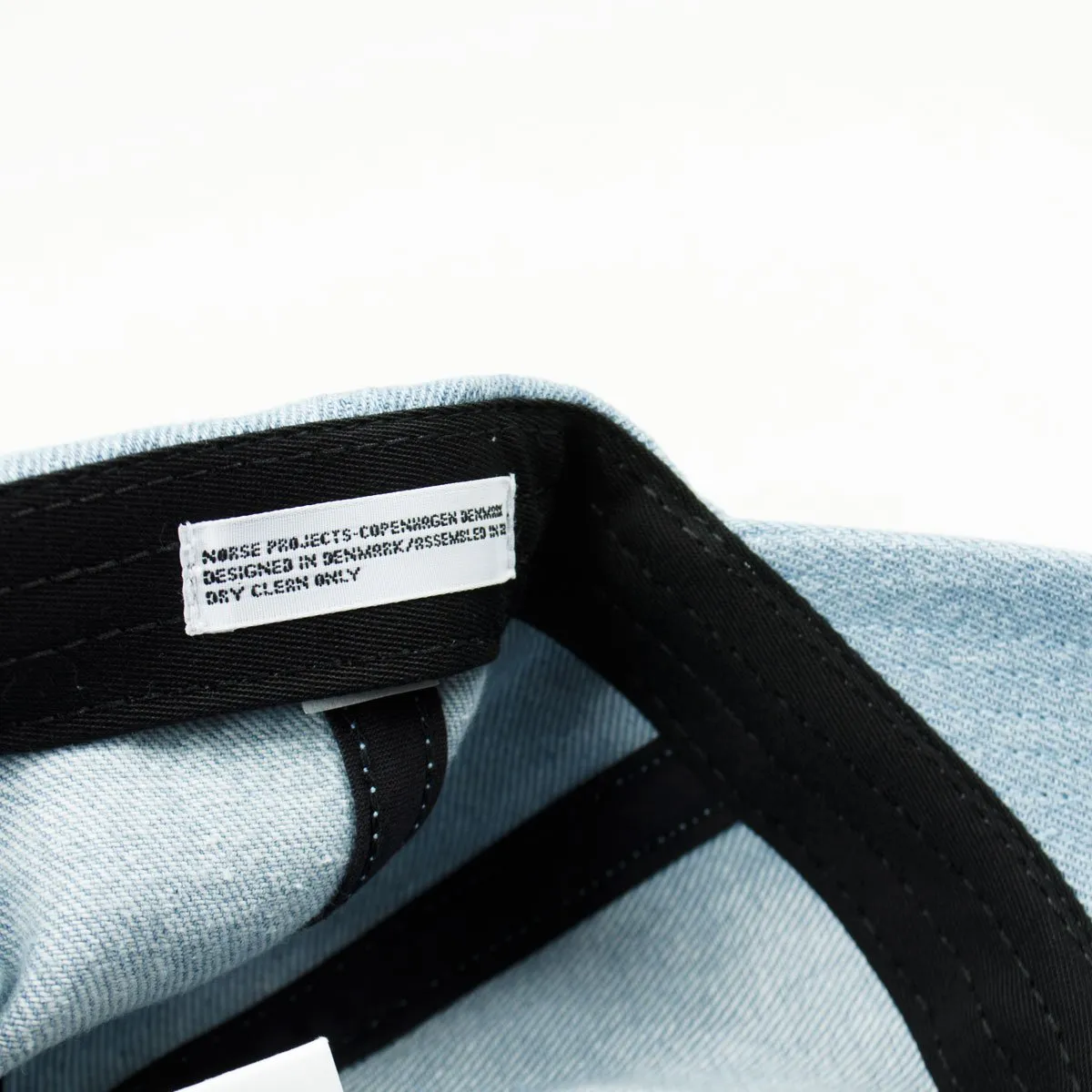 Norse Projects Denim Sports Cap Sunwashed - Shop Now