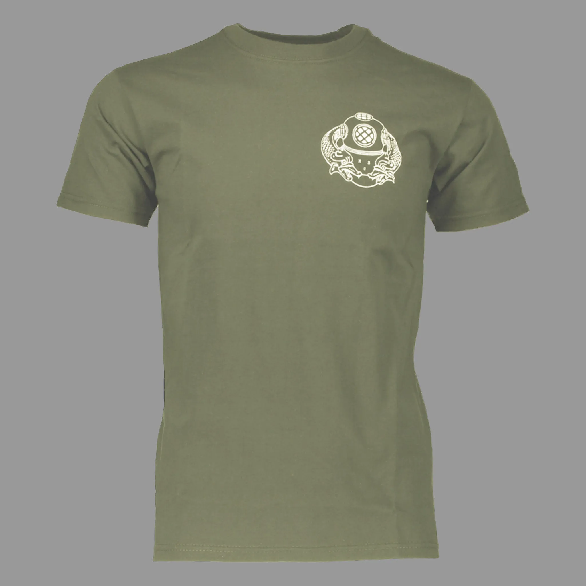 Olive Green Logo Tee